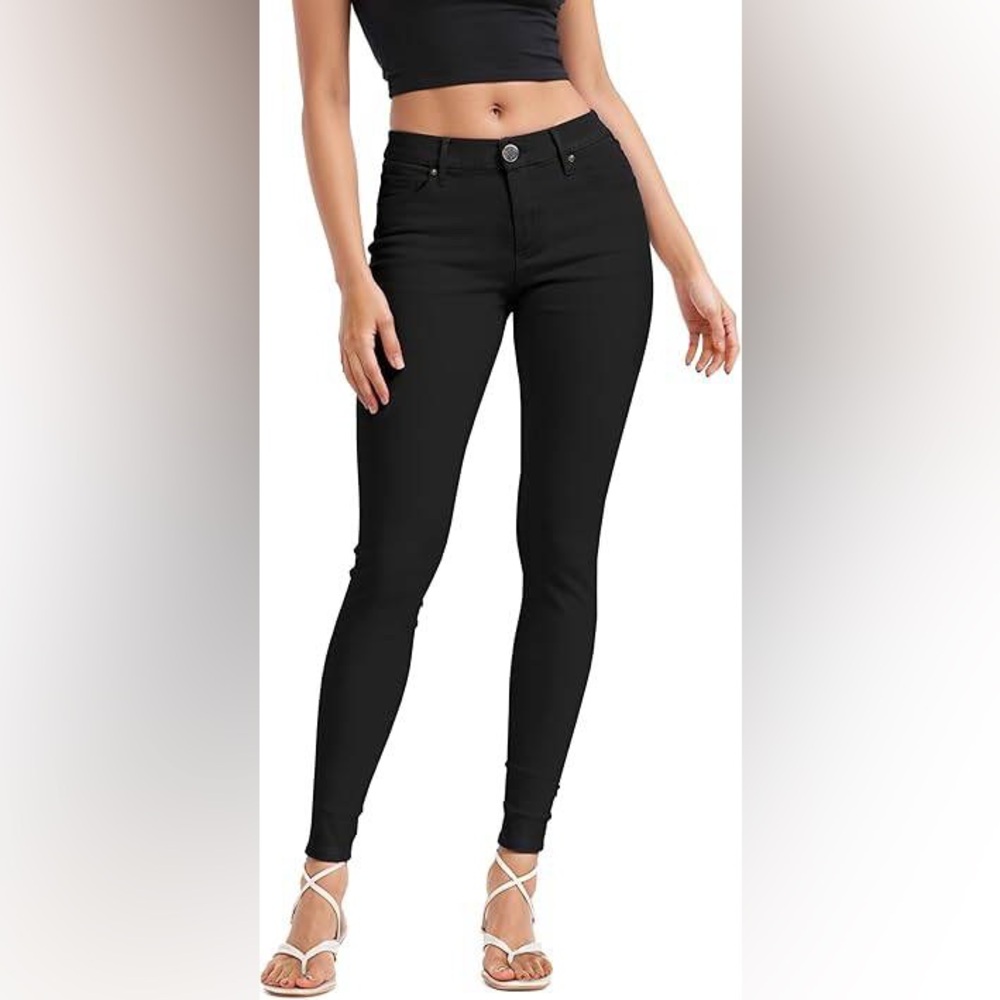 Hybrid & Company - Women's Butt Lift Stretch Denim Jeans - Black